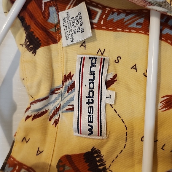 Vintage Native American Western Button top - Picture 2 of 6
